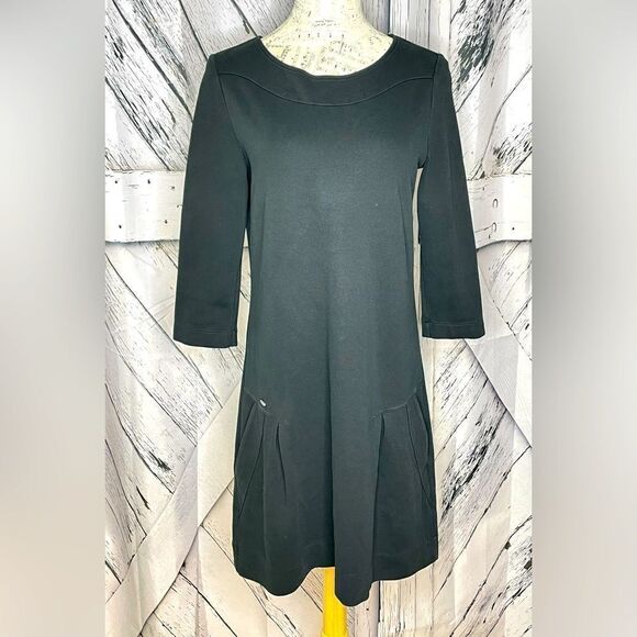 Lacoste Sweatshirt Dress Black L - Picture 1 of 8